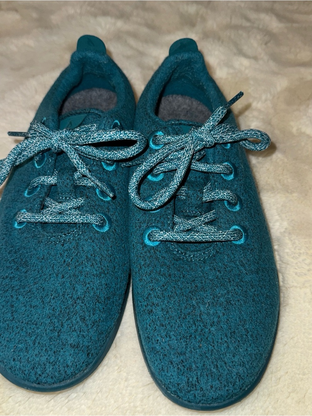 allbirds Teal Wool Runners